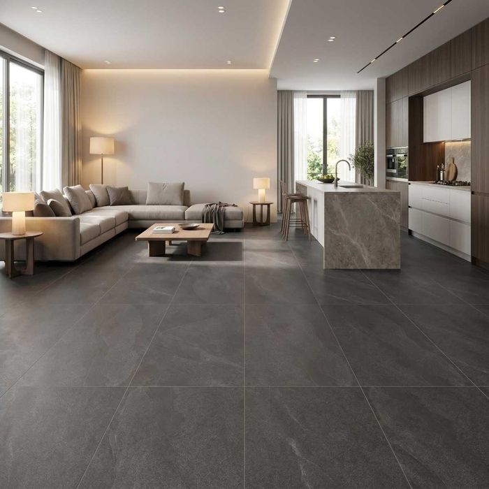 Gresie exterior/interior Leon Anthracite F P 600X1200X8 R Mat 1L