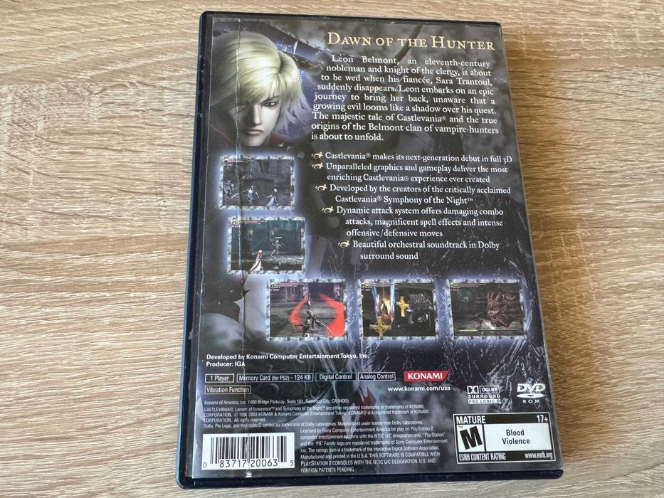Castlevania Lament of Innocence PlayStation 2