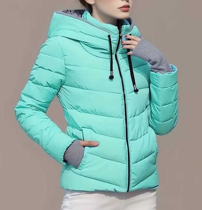 Ново тюркоазено дамско яке , небесно синьо дамско яке, размер L/XL