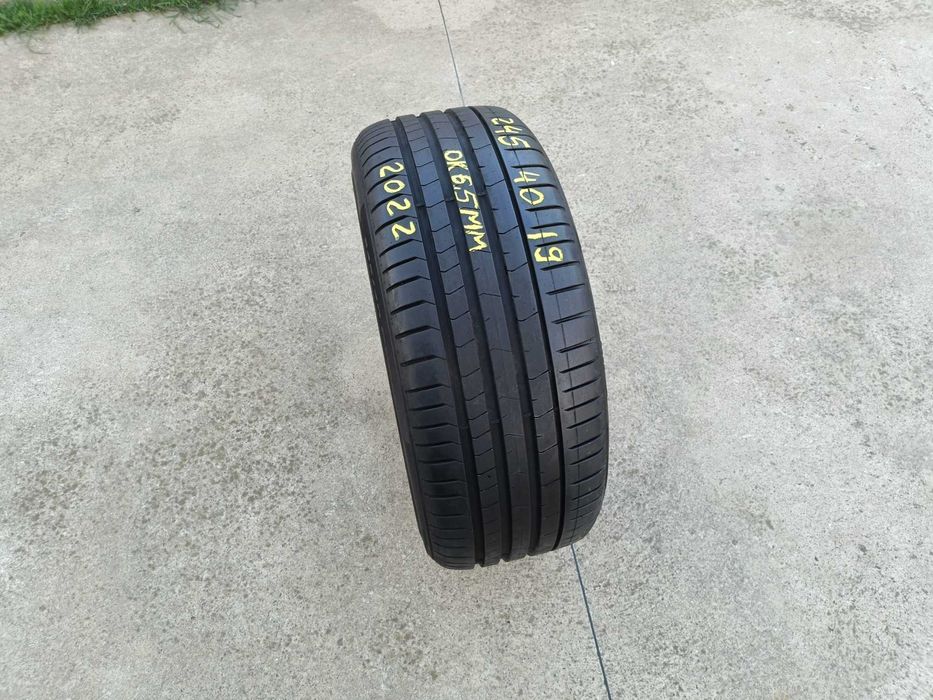 O anvelopa vara 245 40 19 pirelli p zero pz4  profil 6,5 mm dot 2022
