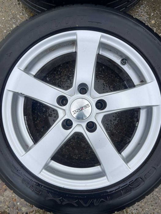 Set jante aliaj R16 Gama VAG 5x112 cu anvelope de vara 205 55 R16