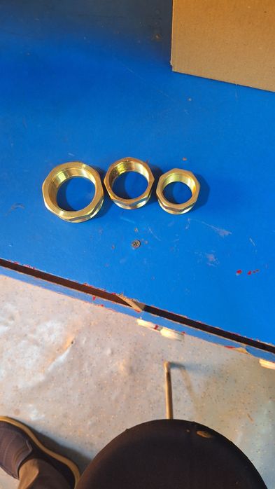 Периход резбавой чугунная и латунный