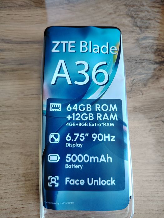 Продам Телефон ZTE Blade A36, Новый 
A36