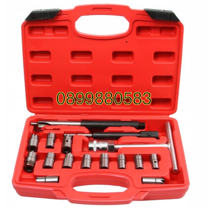 Комплект фрези за почистване леглата на дюзи 17 части