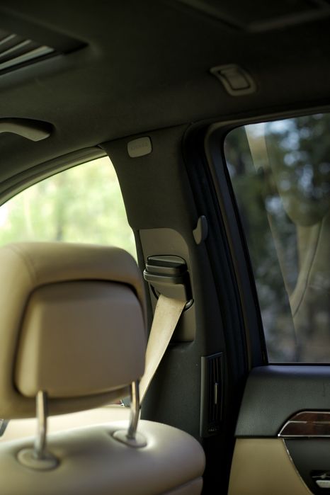 Plafon negru cu trapa Mercedes S W221 LONG ornament stalp perdeluta