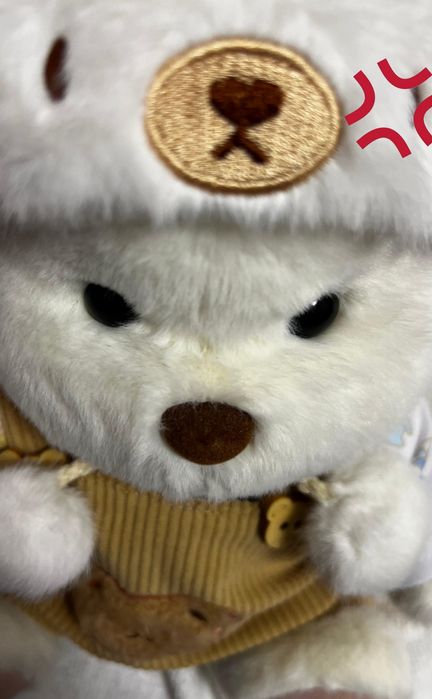 Мягкая мишка в костюме