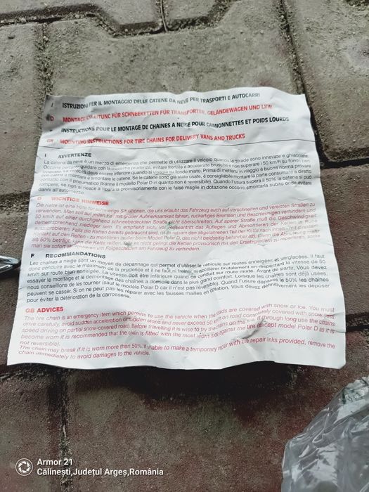 Lanțuri Konig Tm 7,315/60,22,5