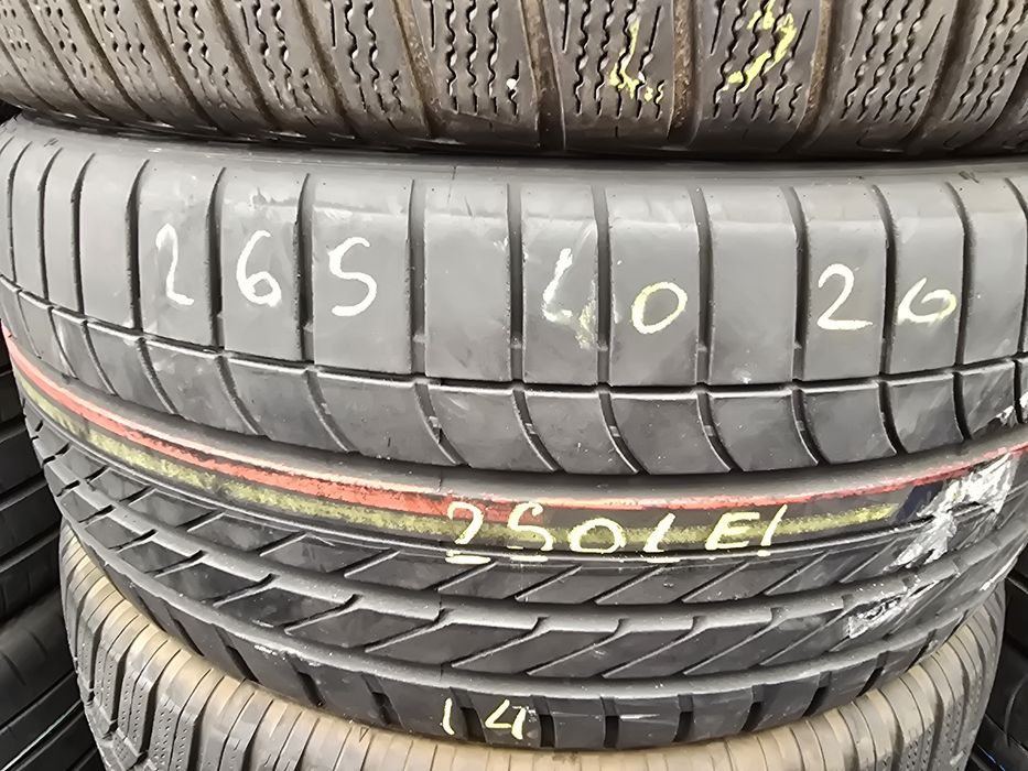 265 40 20 dunlop pirelli goodyear cate o buc