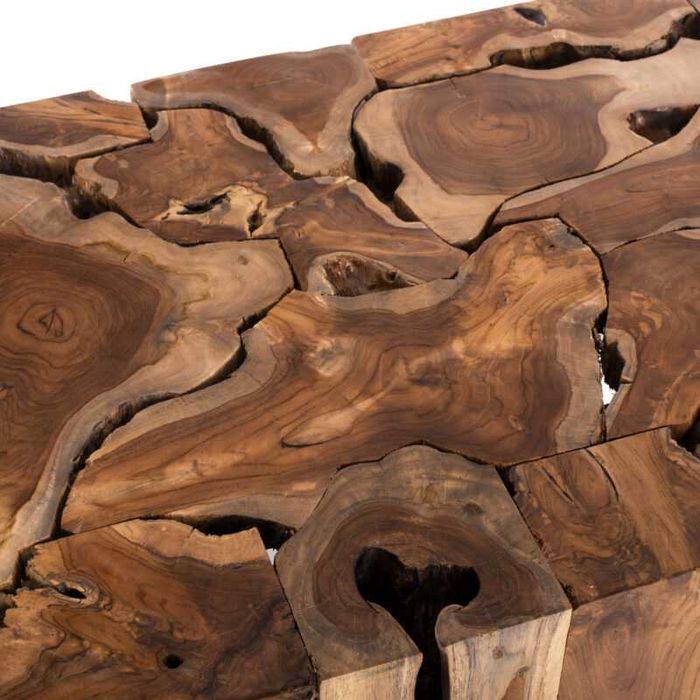 Маса, HM9355, Натурален, Дърво, 120х70х48см.