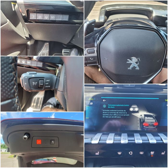 Peugeot 508 plug in hybrid 2020 GT, automat , piele, încălzire, masaj, trapă