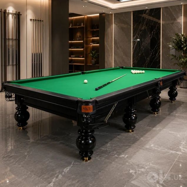 Billiard stoli metall bort slanets to‘liq komplekt o‘rnatish rus billi