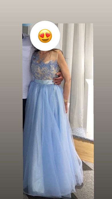 Официална рокля с тюл