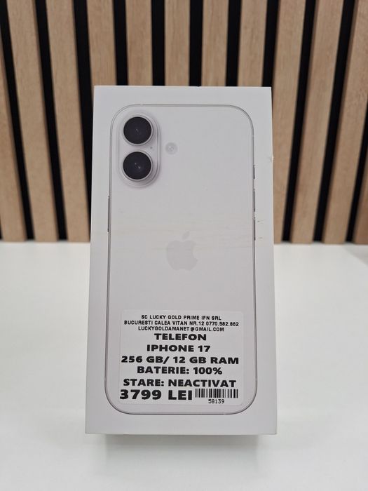 Amanet Lucky Gold VITAN / Iphone 17 / 256GB / 100% BAT / #58139