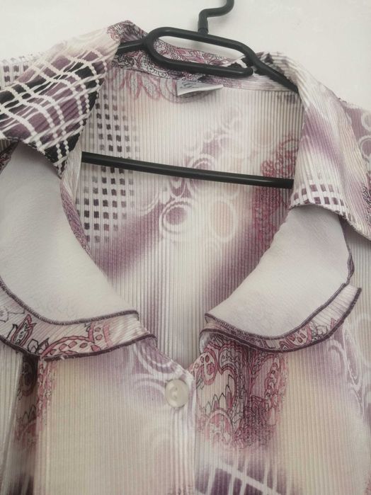 Bluza camasa dama GRAZKA masura 44 vintage bumbac cu volanase