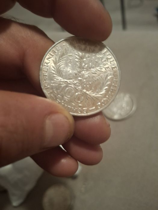 Monede belgia și franta argin 1870 1874  an