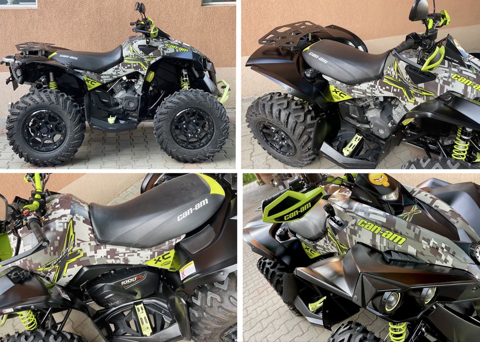 Atv Can Am Renegade Digital - Camo 1000cc R 4x4 XXC 2016 / Recent adus din Germania - impecabil ! (Bombardier)