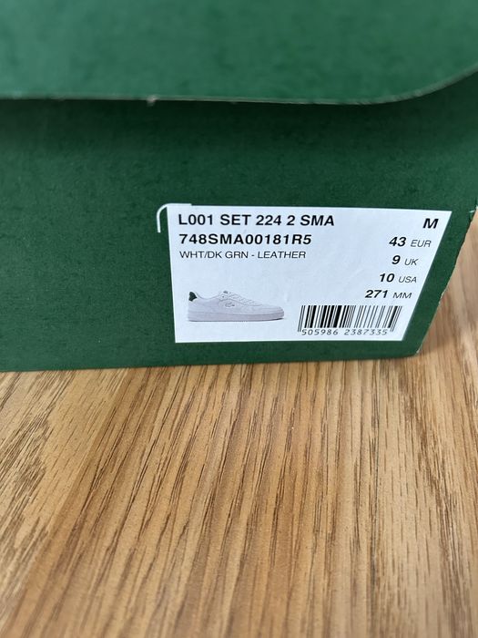 Чисто нови маратонки Lacoste L001