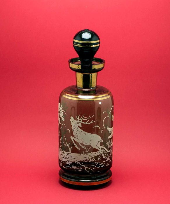 Антикварнгый Графин Богема 50-е годы,