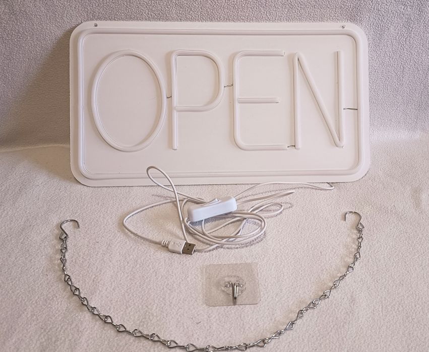 Lampă luminoasă led neon OPEN