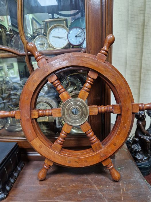 Чудесен антикварен английски дървен рул