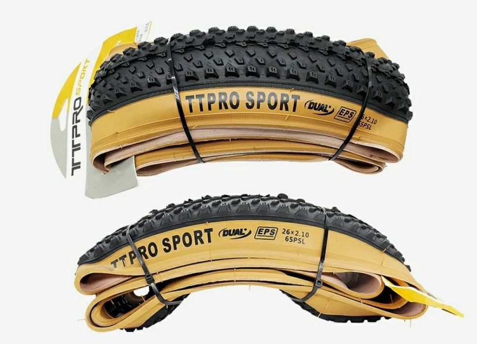 Покрышка антипрокольная безкордовая TTPRO SPORT  26", 27.5", 29" x 2.1