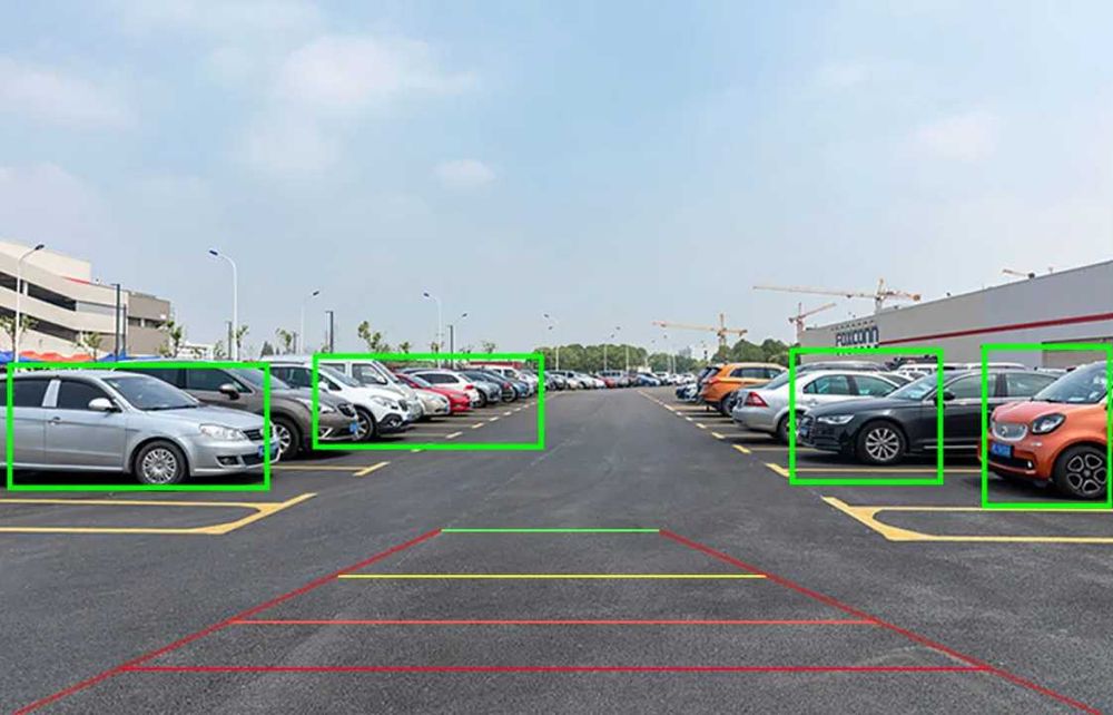 Camera pentru parcare dedicata SKODA Octavia2 cu BUZZER de atentionare
