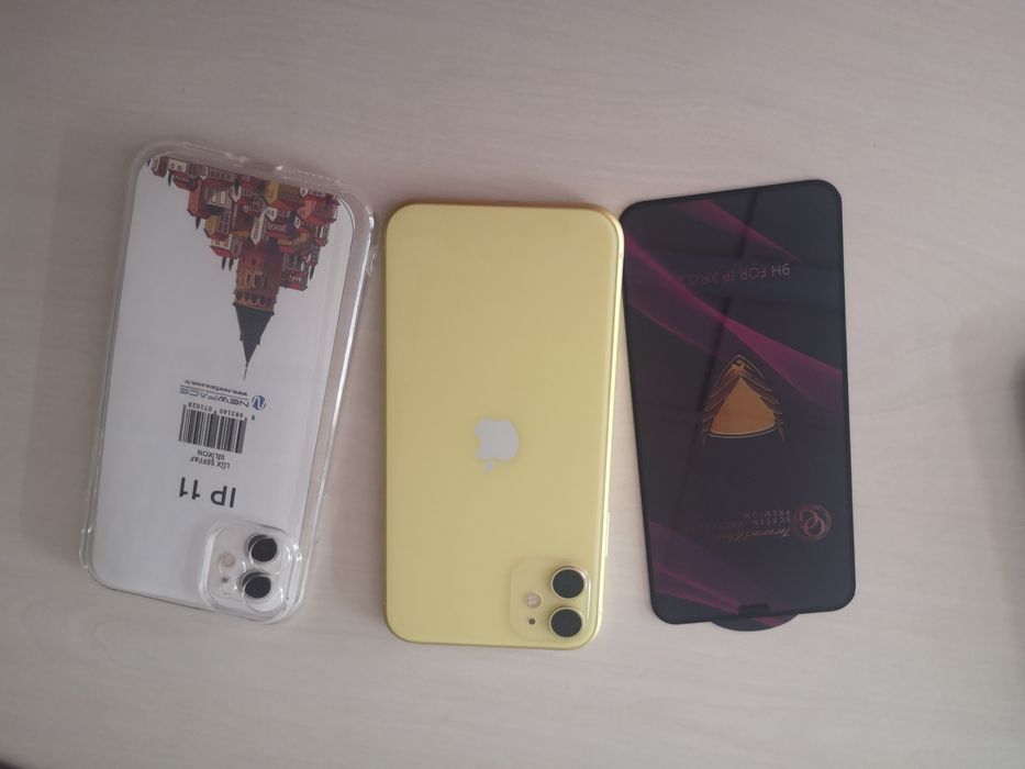 Iphone 11 Yellow /100 %Battery health