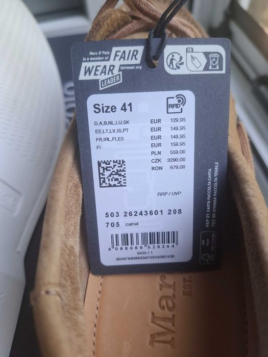 pantofi loafer uni de piele, Marc O'Polo