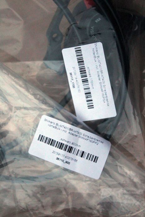 Shimano BL-MT401/BR-MT410 Disc Frane - Set 900/1700mm + adaptoare