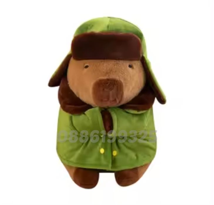 Плюшена играчка Капибара 20см 30см 40см 50см