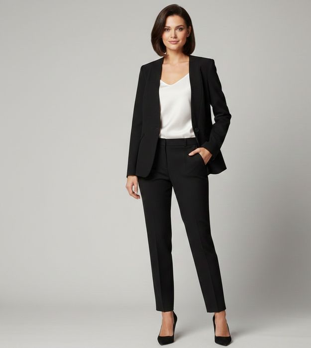 Sacou negru Top Secret – Croială Elegantă  amestecvâscoză bumbac Mări