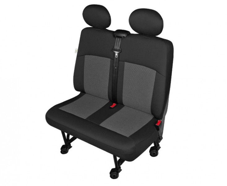Husa bancheta cu doua locuri Apollo DV2 M, pentru Citroen Jumpy, Fiat Scudo, Mercedes Vito, Nissan Interstar, Opel Movano pana in 2009, Peugeot