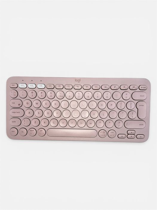 Tastatură wireless Logitech K380 roz (Bluetooth)