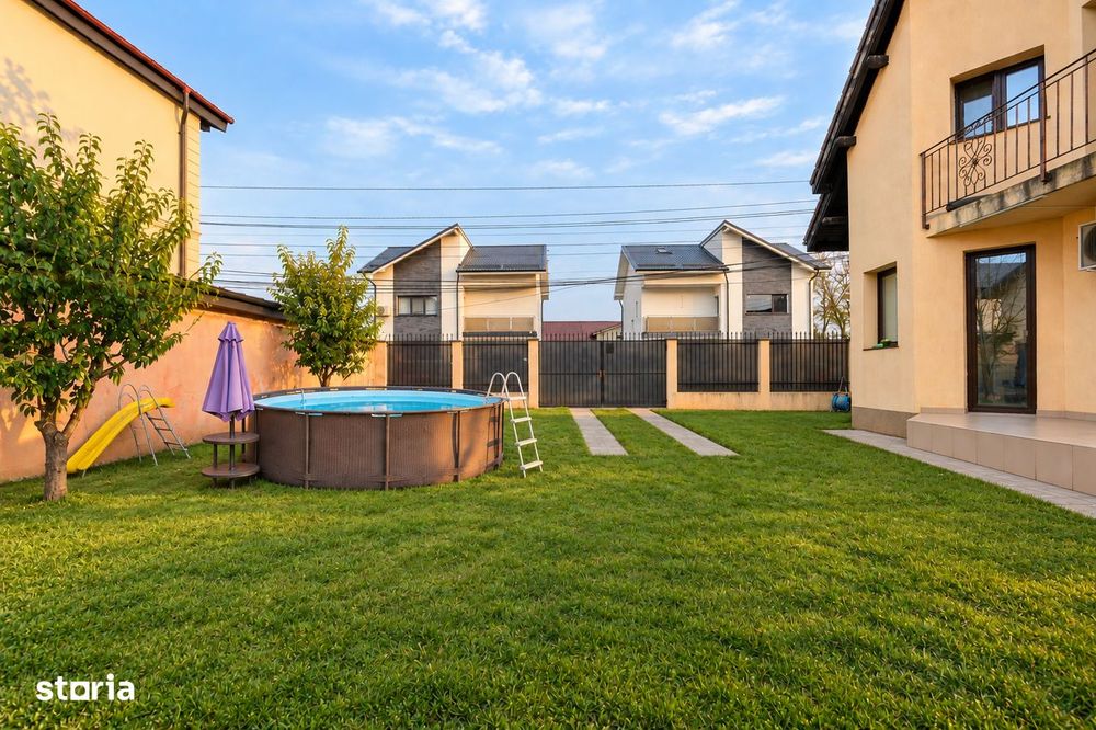 Vila individuala Comuna Berceni | 5 Camere | 3 Bai |Garaj |Curte 300mp