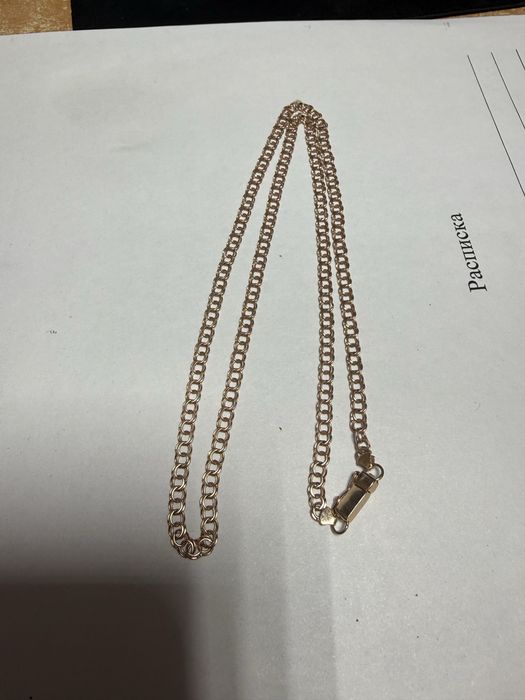 Цепь золотая 55 см