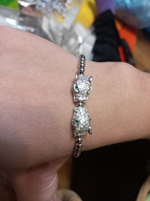 Bratara LOUIS VUITTON / Bratari Tennis  / Bratari leopard Gold