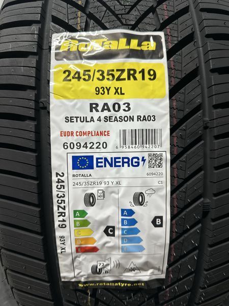 Нови всесезонни ROTALLA RA03 245/35R19 93Y XL НОВ DOT БОРД 2453519