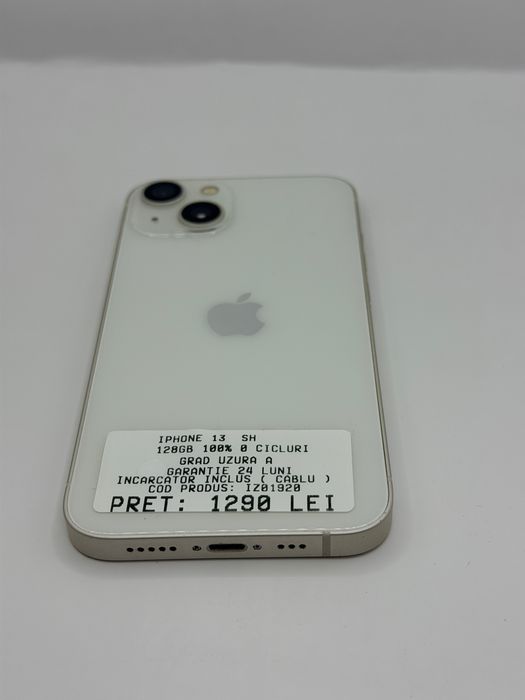 Iphone 13 128GB 100% Garantie Rate BuyBack - iphonezone.ro