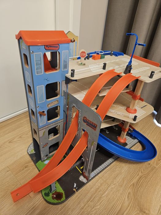 Дървена писта гараж Lidl, XXL