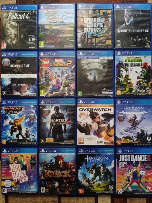 Игры для PS4, PS5, PS VR. Цены в описании