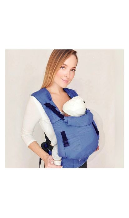 Эргорюкзак SlingoEmma Слинг BeBorn 0+ для новорожденных синий до 14 кг