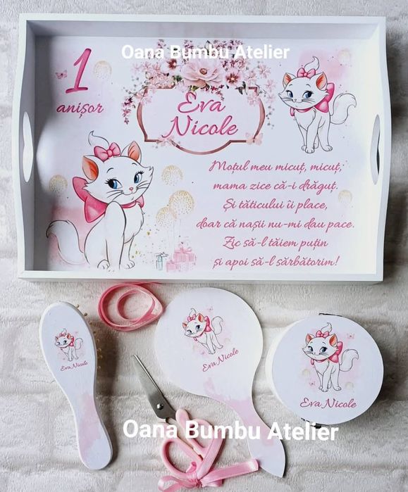 Set aniversar mot/ turta 1 anisor