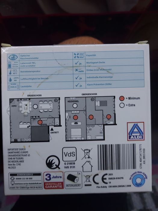 Detector de fum smart
