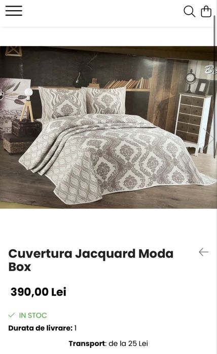 Cuvertură pat 240x260 cm