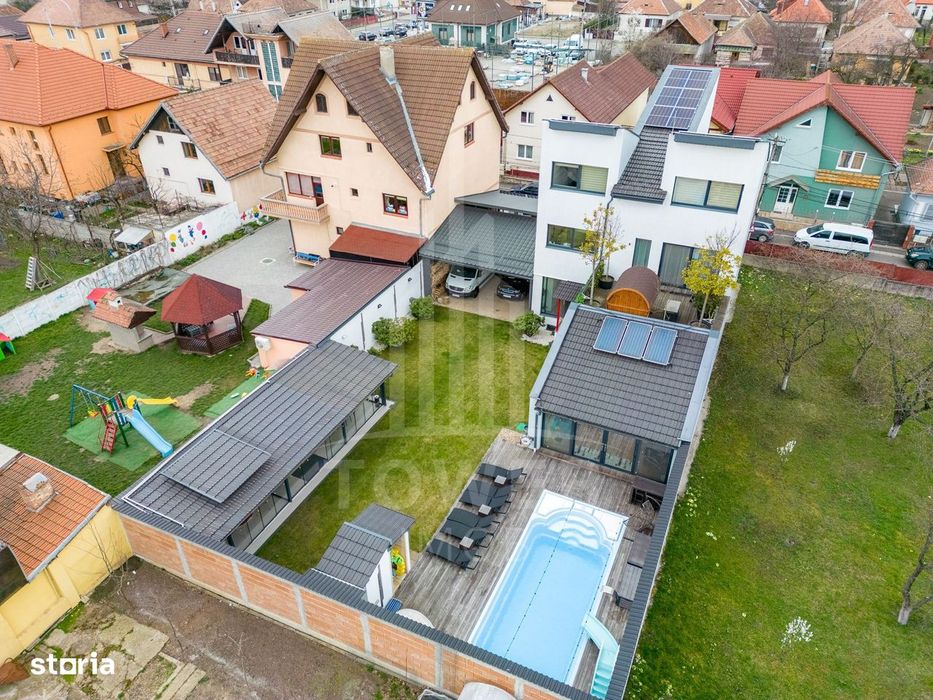 Vilă ultralux de 500 mp utili, piscină, saună, filigorie – Exclusivita