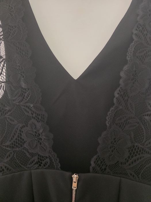 Черен къс гащеризон