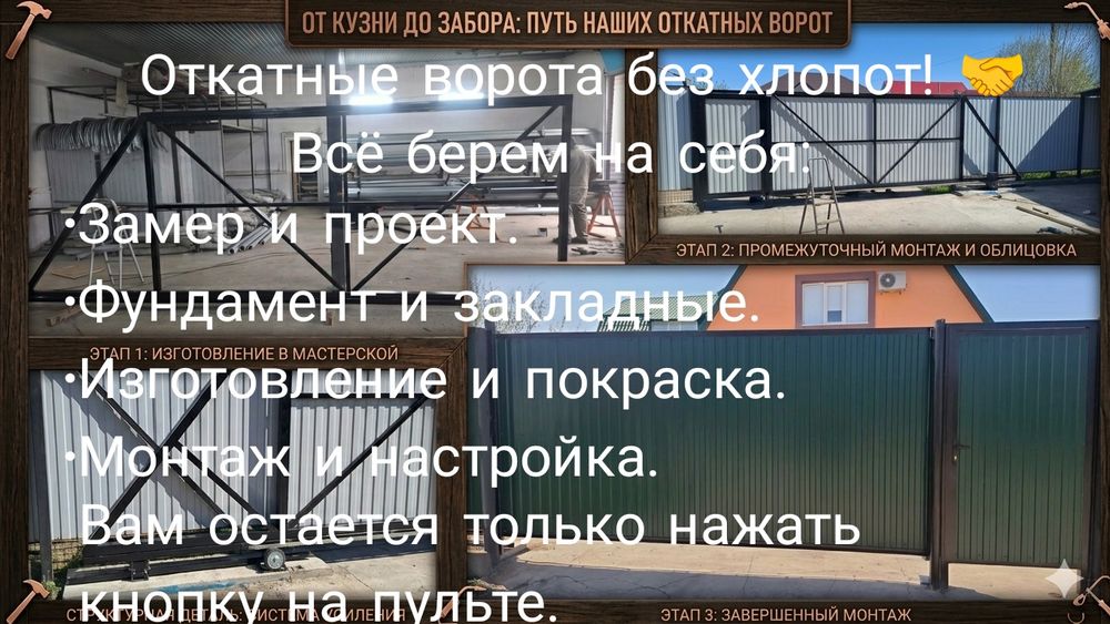 Обслуживание секционных ворот Дорхан