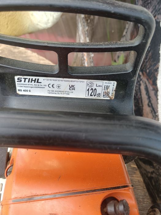 Vînd Drujbă Stihl Ms 400 c cu piston de Magneziu  singurul model din Lume cu piston de Magneziu  se vinde La prețul de 40 de milioane