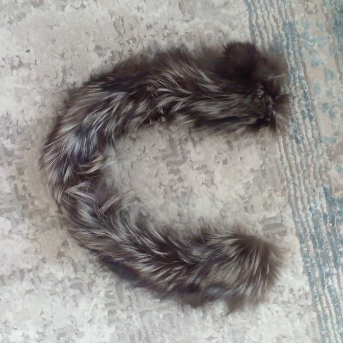 Воротник чернобурка