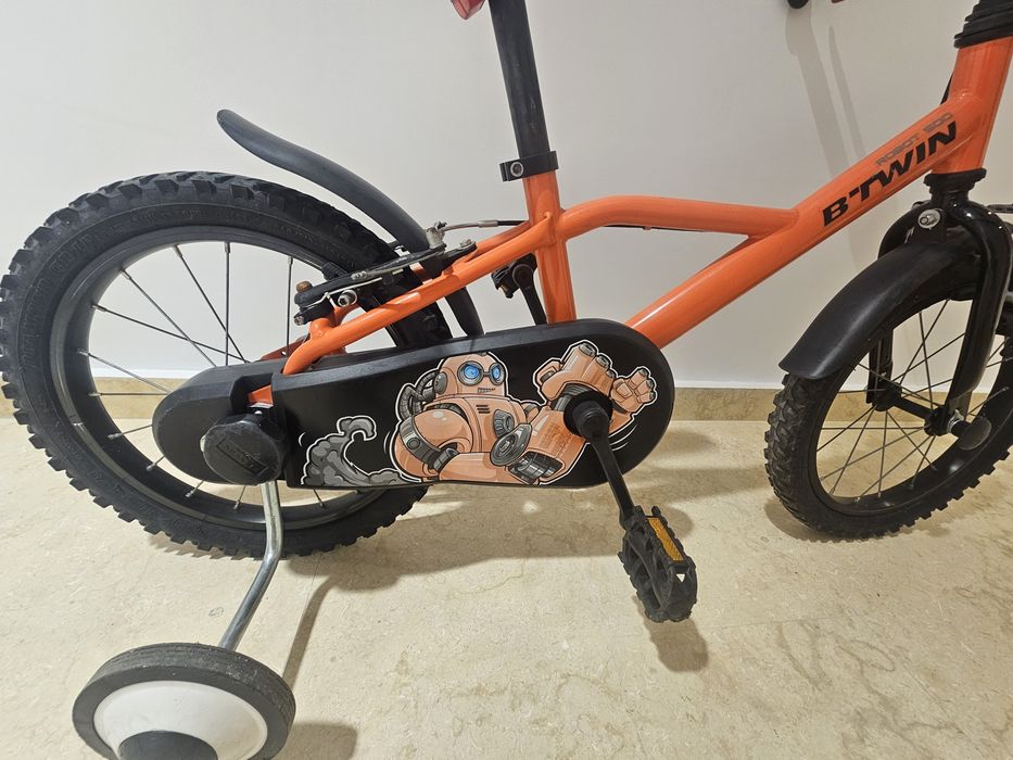 Bicicletă 16 inch 4-6 ani 500 Robot B'twin Dechatlon